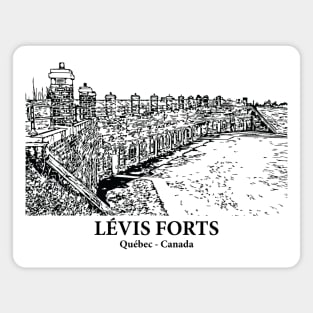Lévis Forts - Québec Magnet